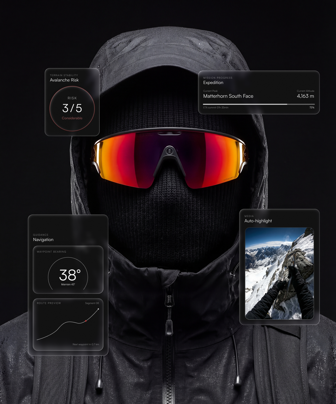 Oakley x Meta concept ad visual